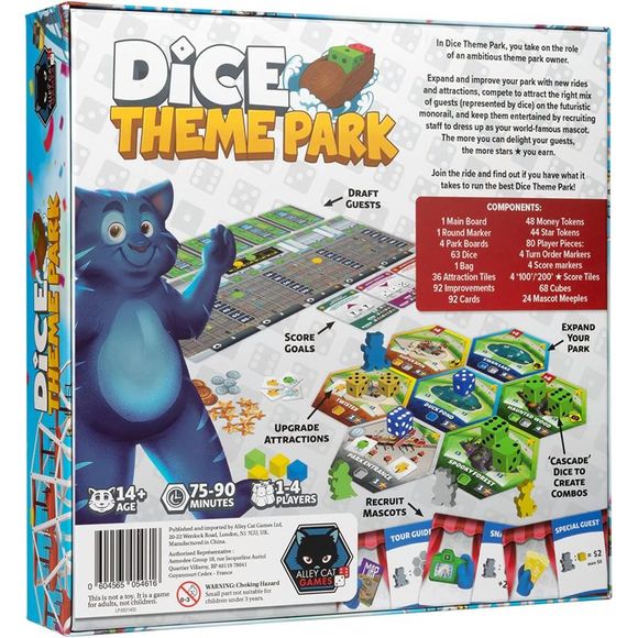 Dice Theme Park Board Game - Picture 2 of 4